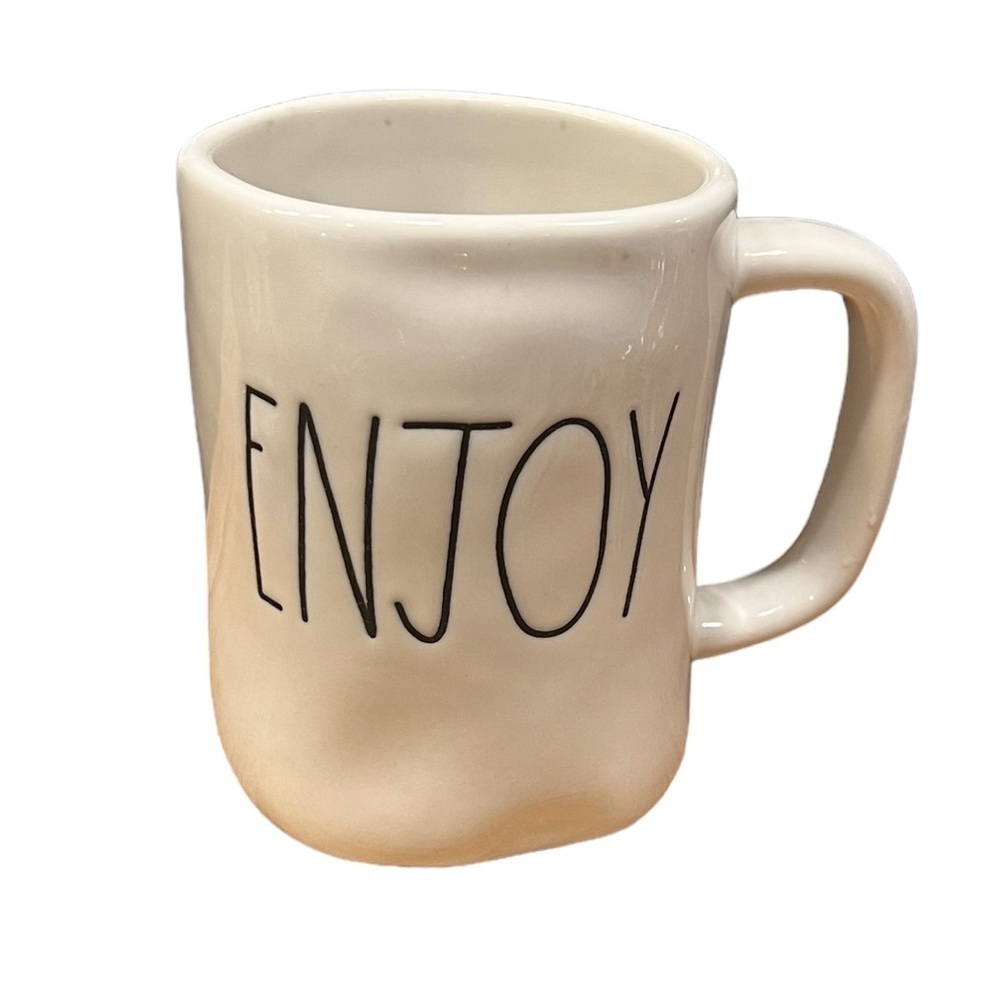 RAE DUNN “Enjoy” Ceramic Coffee Mug/Cup Artisan Collection​​​​​​